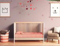 Papel de Parede Realce Quarto Bebe